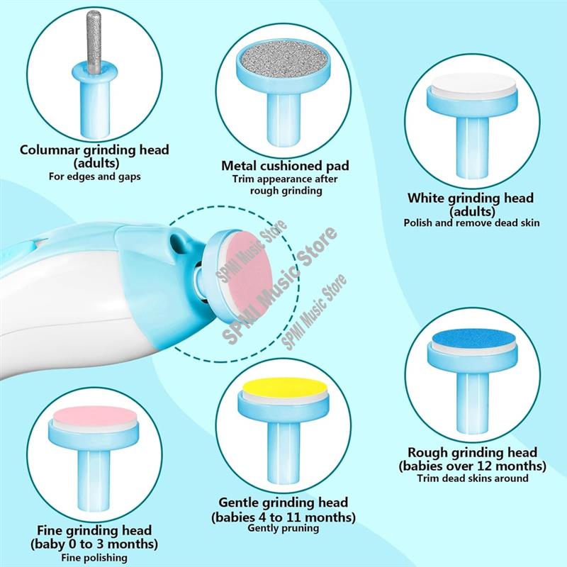 Baby Nail Trimmer Electric - Electric Baby Nail Trimmer, 6 In