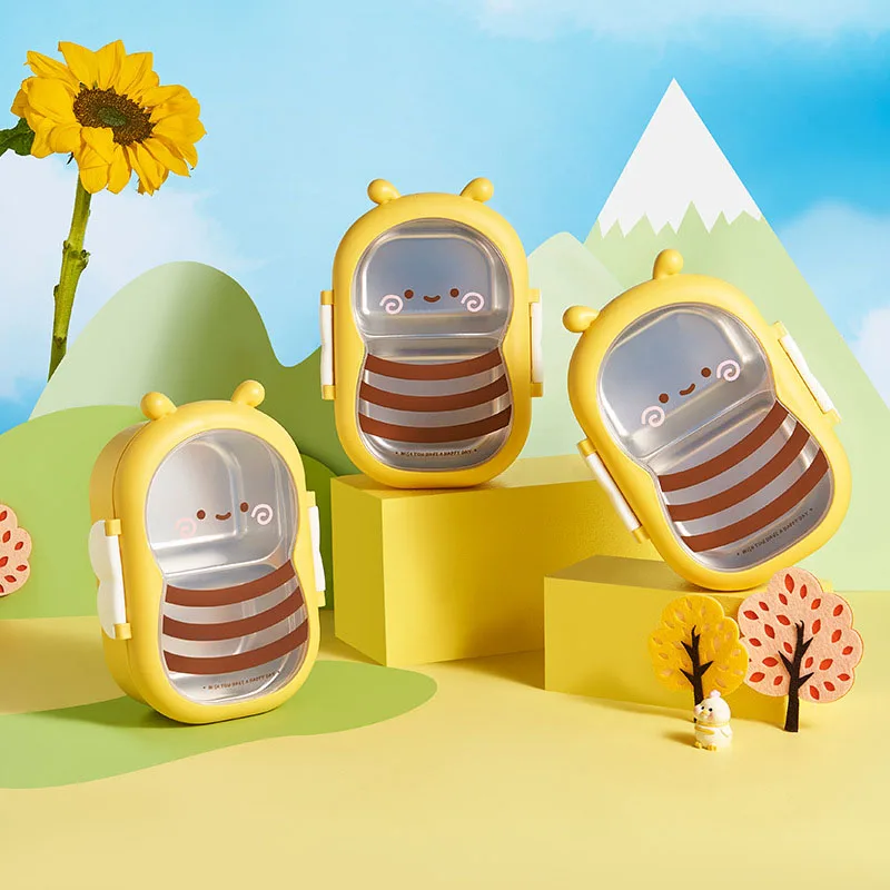 Baby Food Storage Jar - Portable Lunch Box for Student Cute