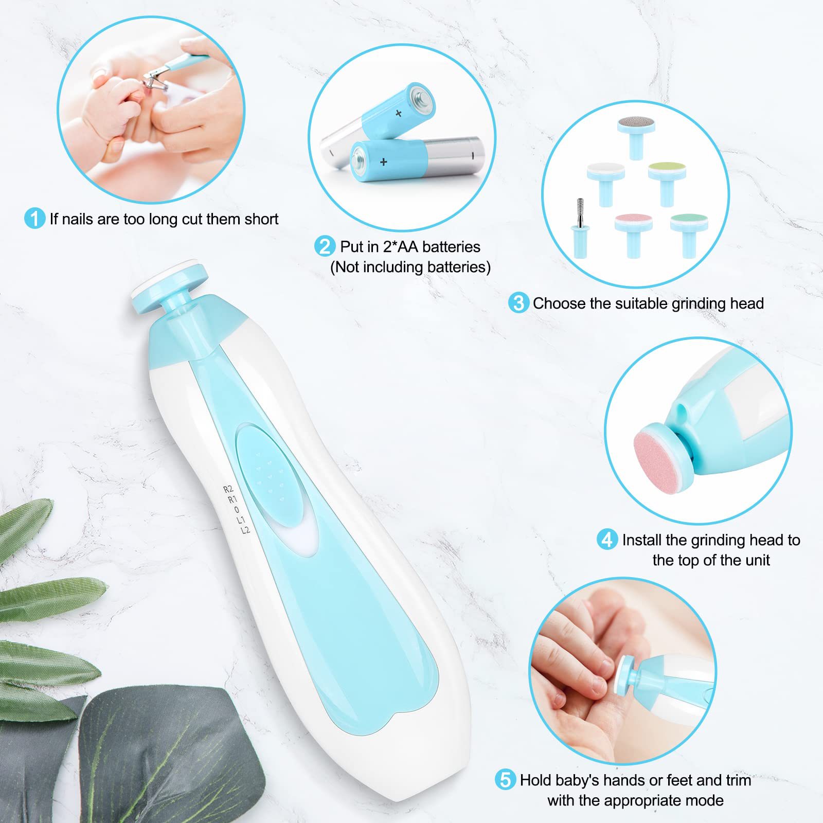 Multifunctional Electric Baby  - Baby Nail Trimmer Electric review and price