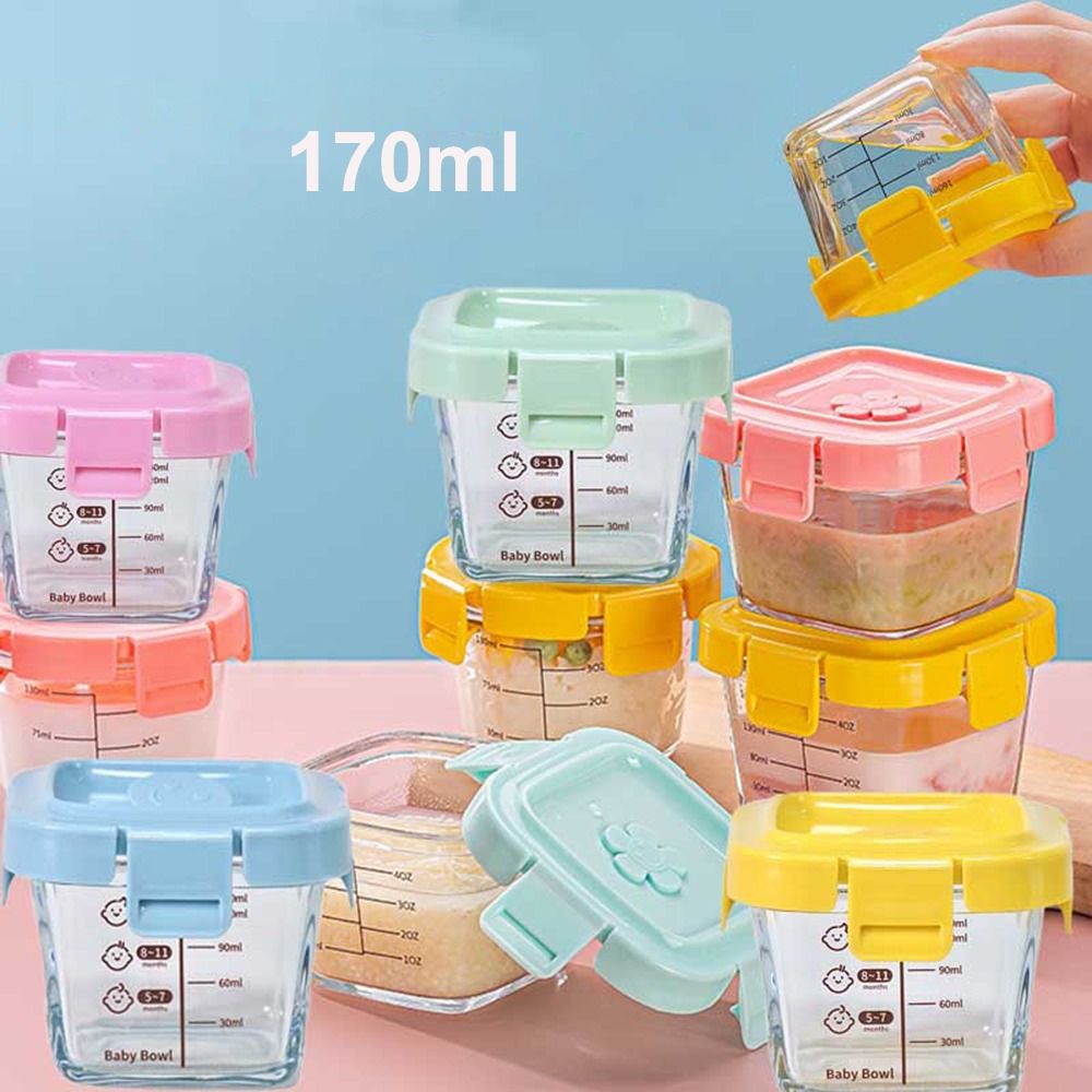 170ml Glass Food Storage Box F - Baby Food Storage Jar review and price