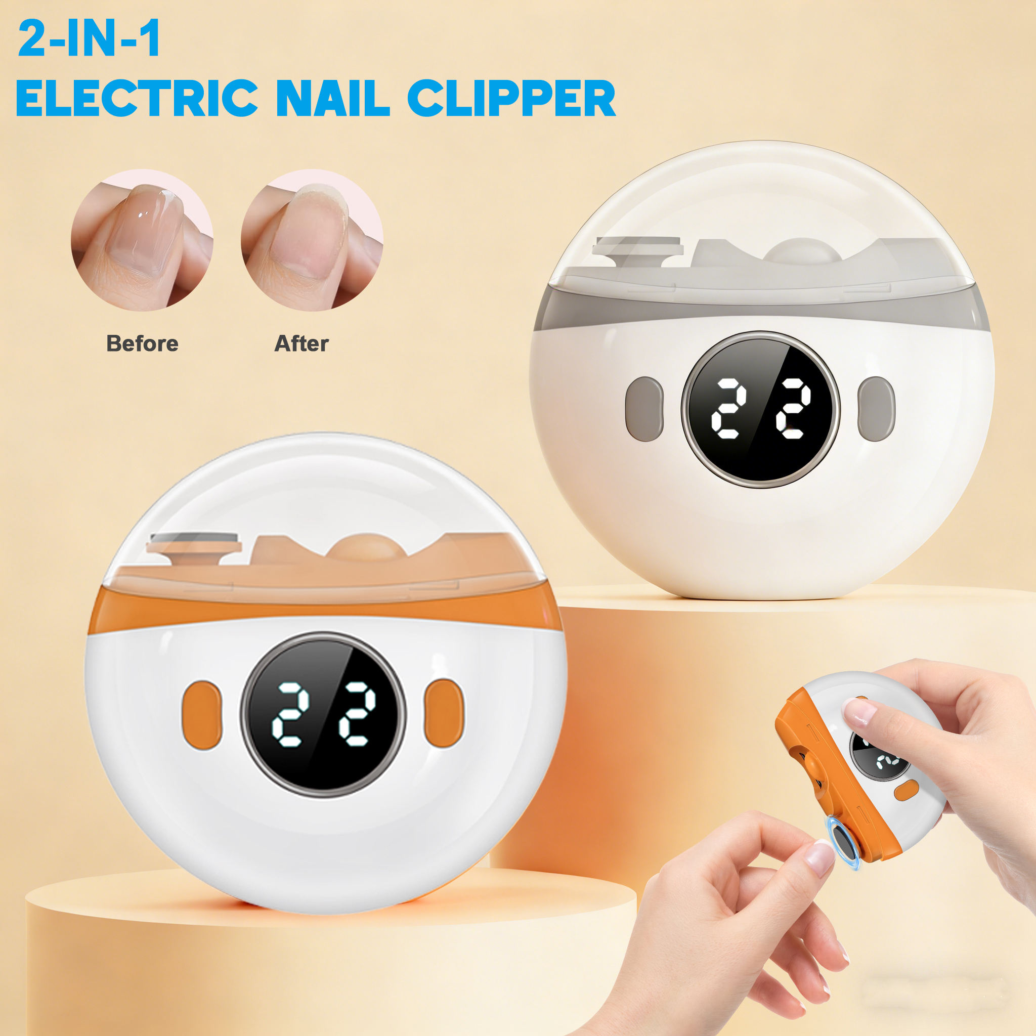 2 in 1 Electric Nail Clipper N - Baby Nail Trimmer Electric review and price