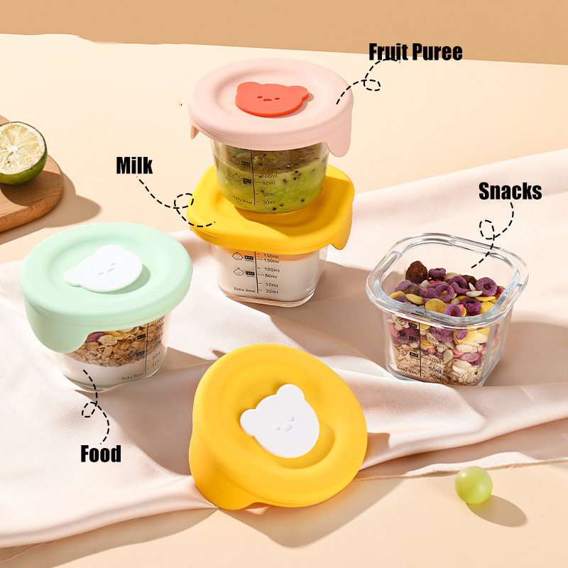 180ml Glass Baby Food Storage  - Baby Food Storage Jar review and price