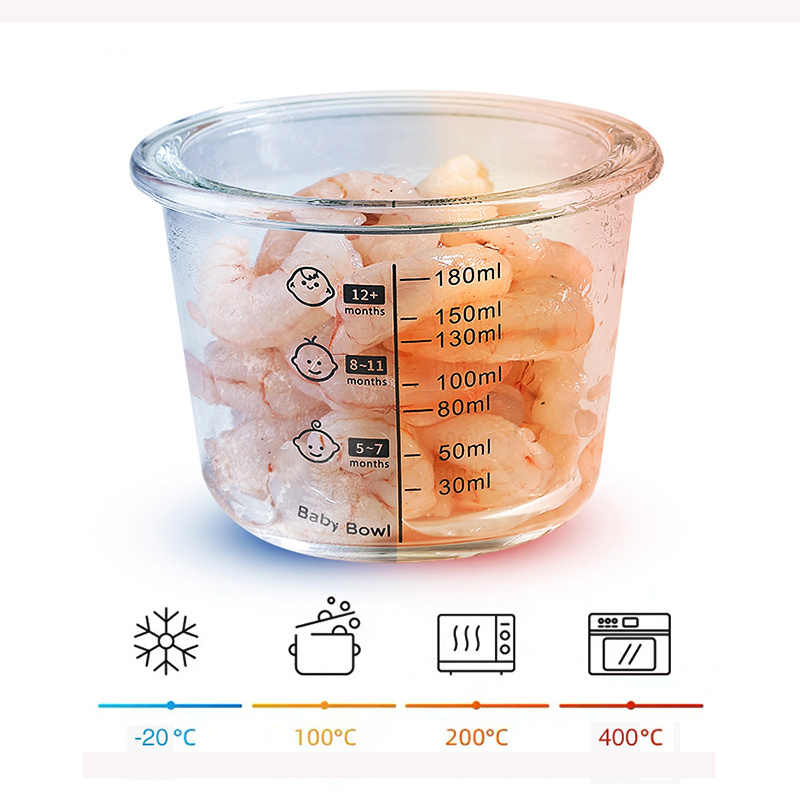 180ml Glass Baby Food Storage  - Baby Food Storage Jar review and price